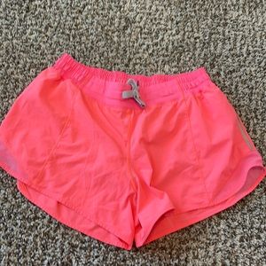 lululemon athletica Neon Pink Athletic Shorts